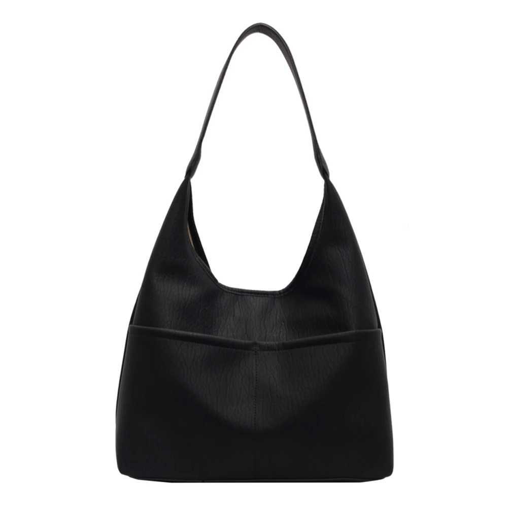 Tote Bag for Women with Interior Pocket Handbag Pu Leather Casual Trendy Hobo Purse Work Travel Shopping 241025