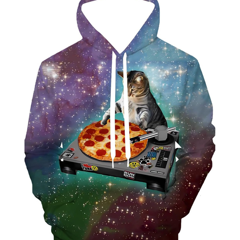 Hoodie for Mens Womens Hoodies for Men Women 3D Print Graphic FleeceMake-believe fashion cool Hooded With Pockets Graphic Hoodies sweatshirt Pullover 