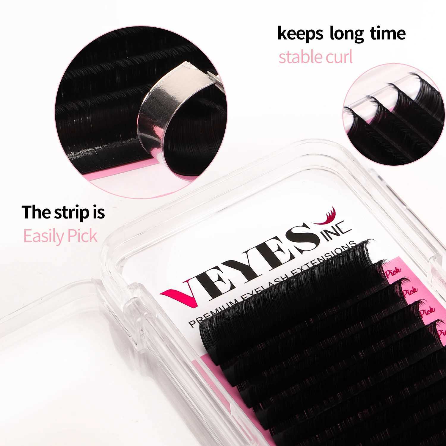 Veyes Inc. Personal Eyelash Extension Artificial Mink Matte Eyelash 8-20mm Veyelash Professional Classic Natural Eyelash WholesaleW241024