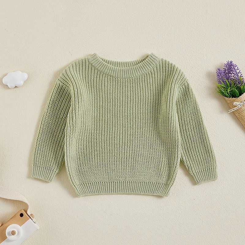 0-5Yrs Baby Boys and Girls Knitted Sweater 2024 New Baby Knitted Soft Spring Long Sleeve Baby Pullover Top W241025