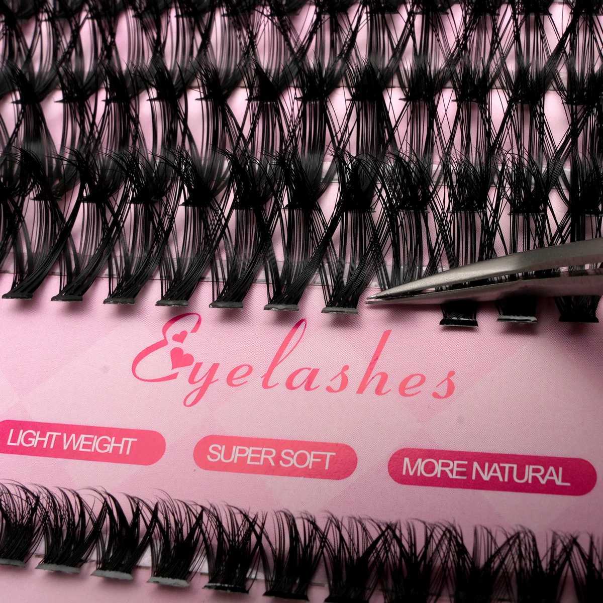 640pcs 30D/40D/50D/60D personal eyelash book cluster expansion false eyelashes DIY at home cluster eyelashes expansion makeupW241024
