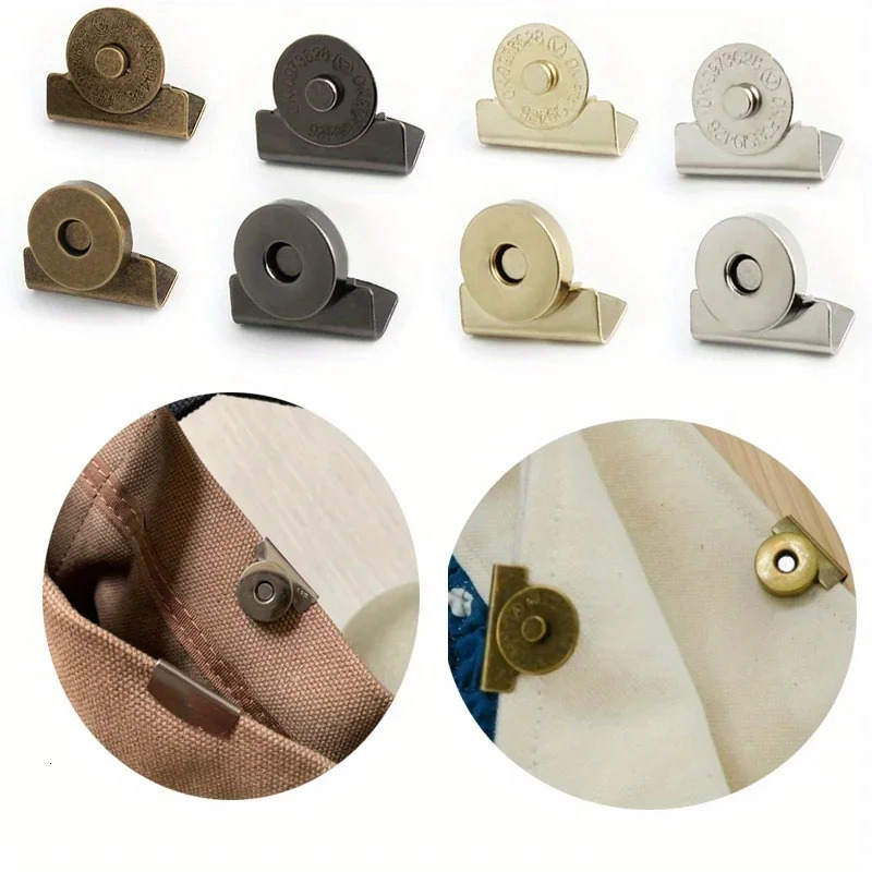 5PCS20PCS 207mm 4color canvas bag wallet magnetic buckle No need to sew shoulder clothes DIY handicraft clre 241017