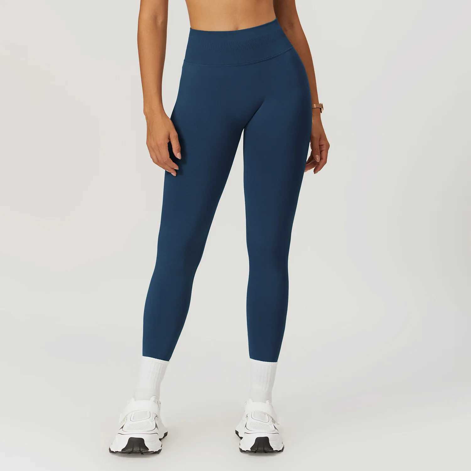 Seamless yoga legs womens fitness legs running and cycling legs breathable sports legs high waisted sportswear W250326