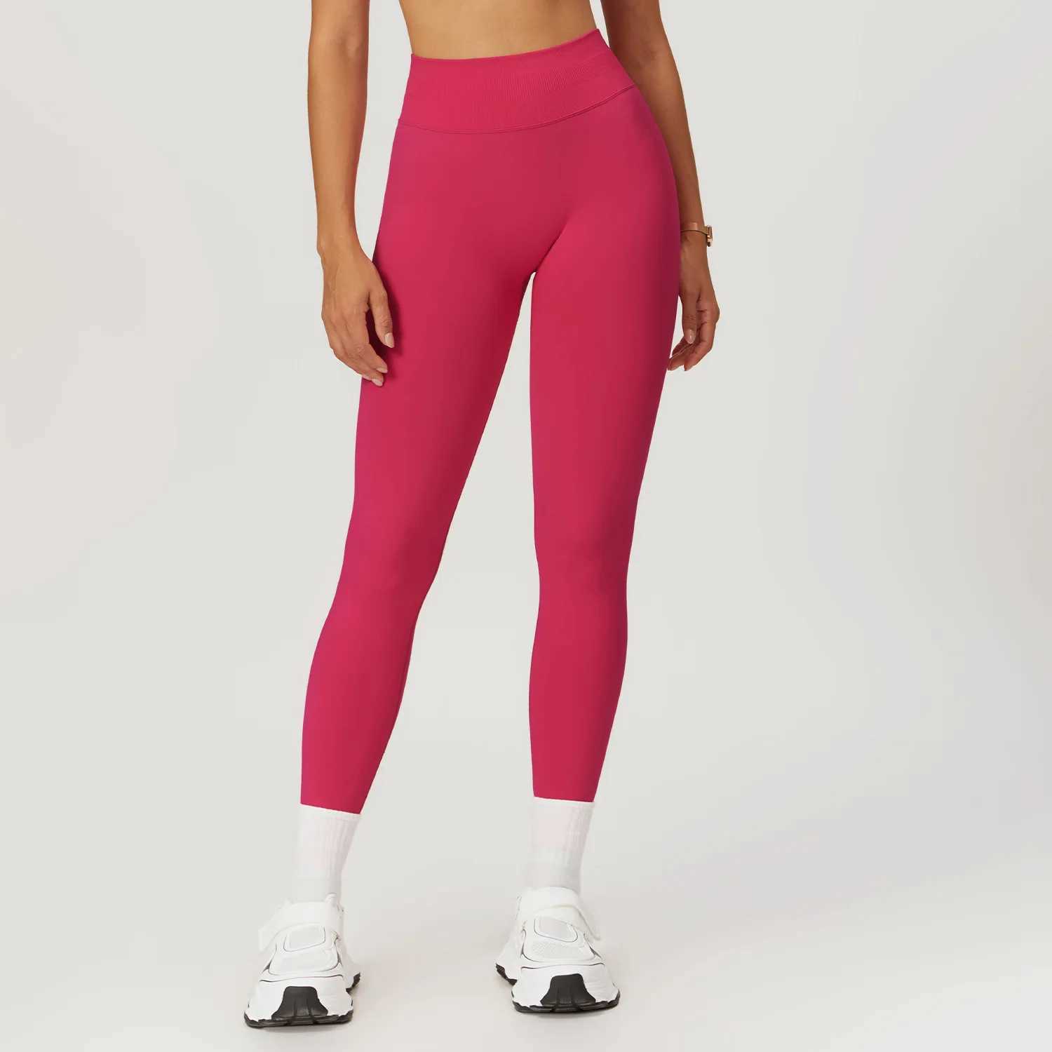 Seamless yoga legs womens fitness legs running and cycling legs breathable sports legs high waisted sportswear W250326