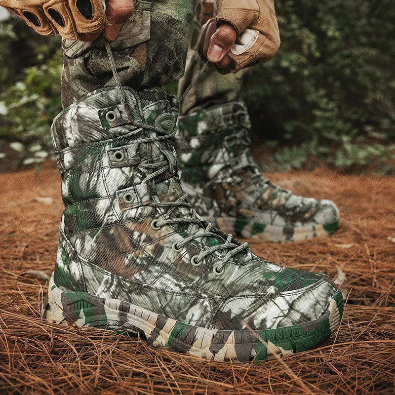 type of training boots high-quality desert boots hiking shoes mens non slip waterproof outdoor comfortable leather boots mens shoes 241024