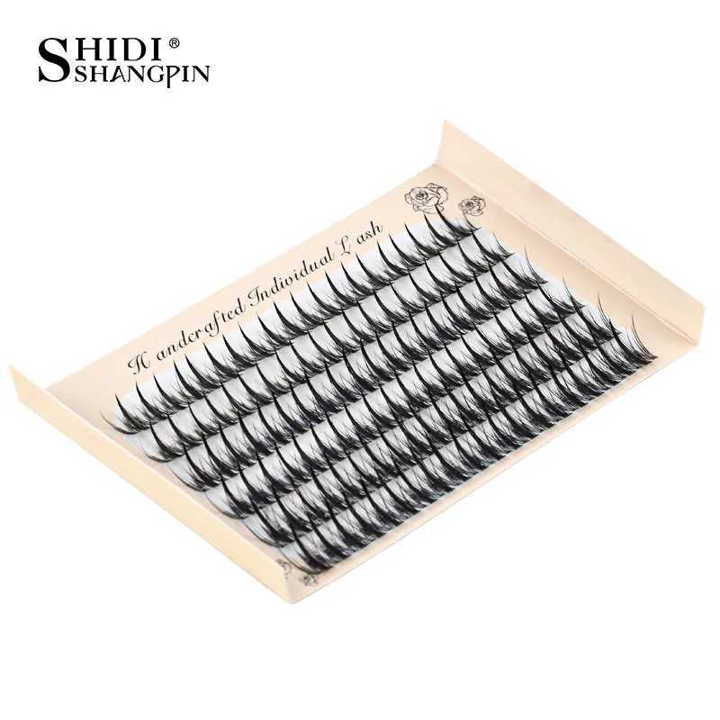 246 professional makeup personal eyelash clusters spiral eyelashes Wispy pre made Russian natural fluffy false eyelashesW241024