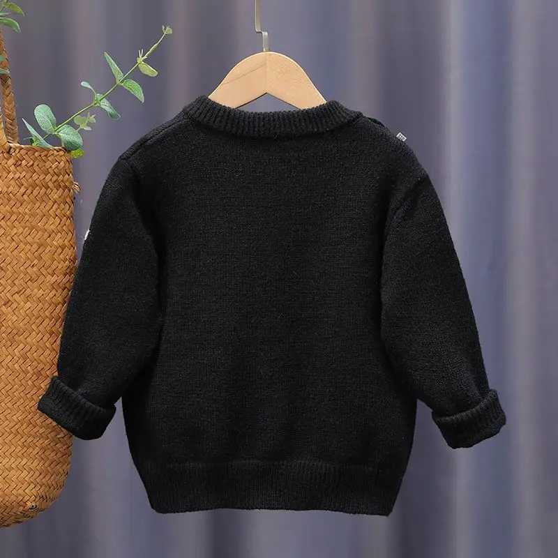 Womens Sweater 203 Womens Sweater Knitwear Spring/Summer New Collection Open Collar Wool Thickened Foreign Childrens Coat Handmade Childrens Sweater W