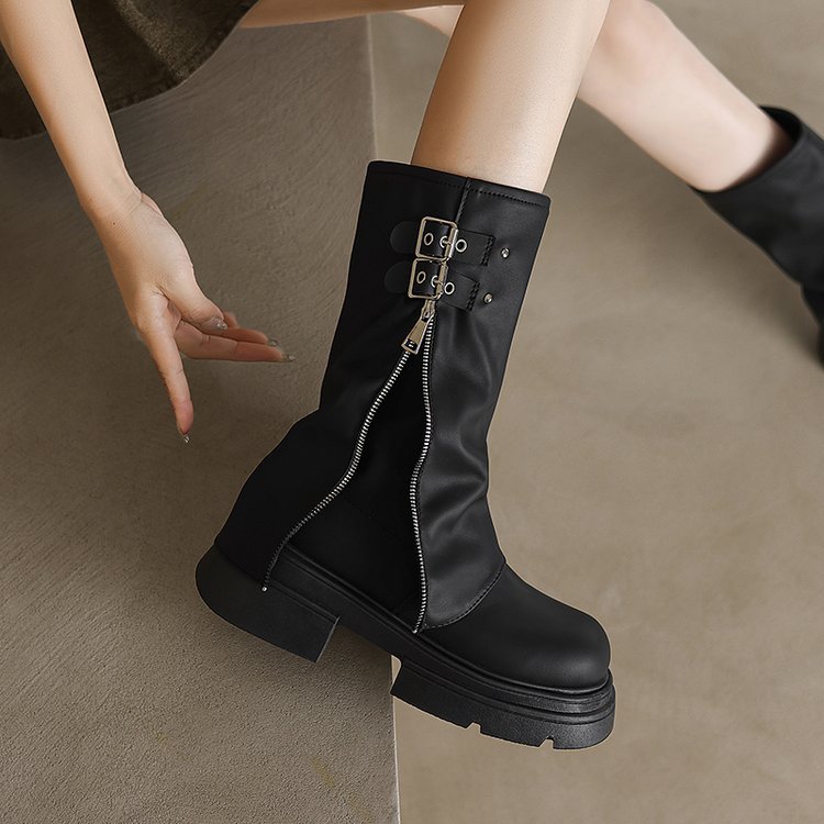 Winter Snow Boots for Women 2024, Furry Cotton Shoes, Warm Booties c3e3