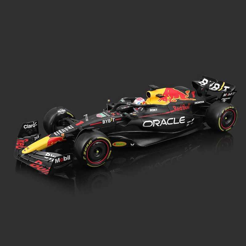 Bburago 1 18 Red Bull RB19 F1 Model 2023 Formula Racing Large Size Special Edition #1 Max Verstappen Alloy Die Casting Toy X241024