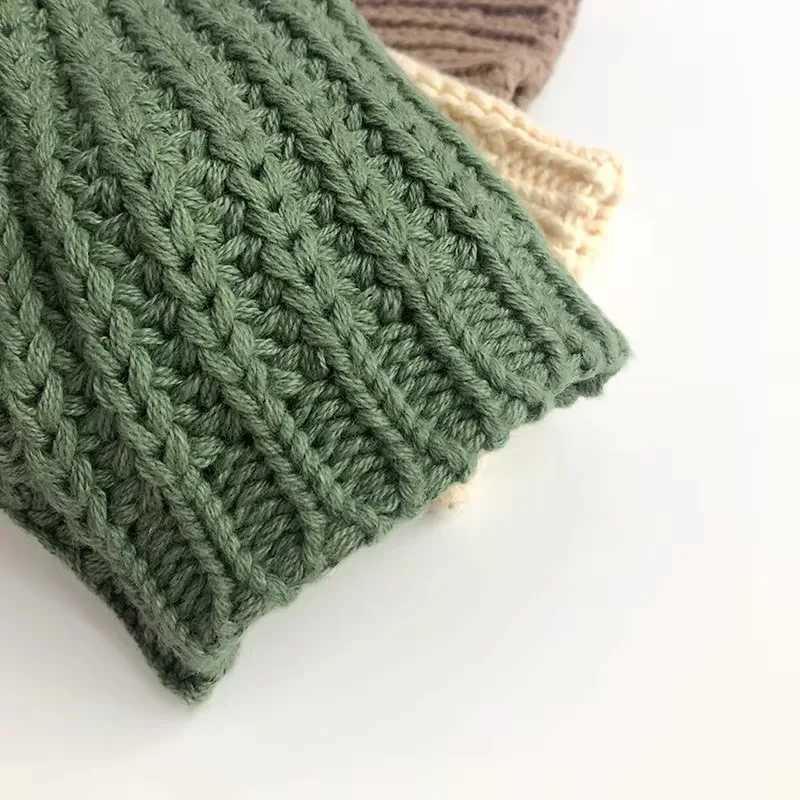 New Boys and Girls Knitted Zipper Childrens Winter Top Cotton Oversized Sweater Casual Short Cable Knitted Baby Kintwear Clothing W241025