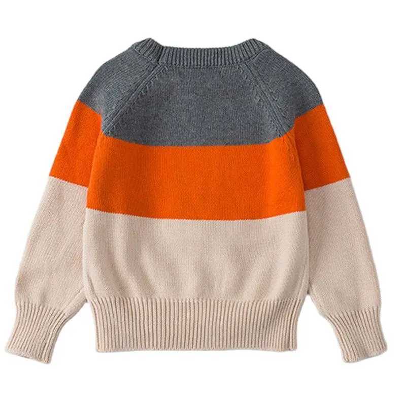 Autumn Boys Sweater Cartoon Girls Baby Winter Knitted Sweater Cotton Baby Zipper Soft O-Neck Turtle Neck Warm Coat Top W241025