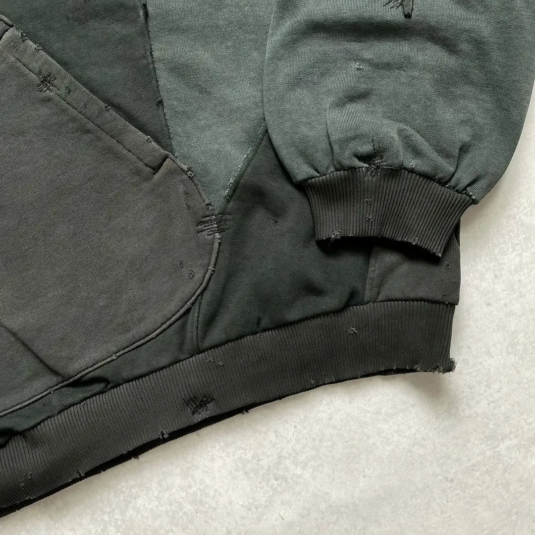 Y2K Retro Hoodie Sweatshirt Men Harajuku Gothic Pullover Clothes Hip Hop Embroidery Streetwear for Womens 241021