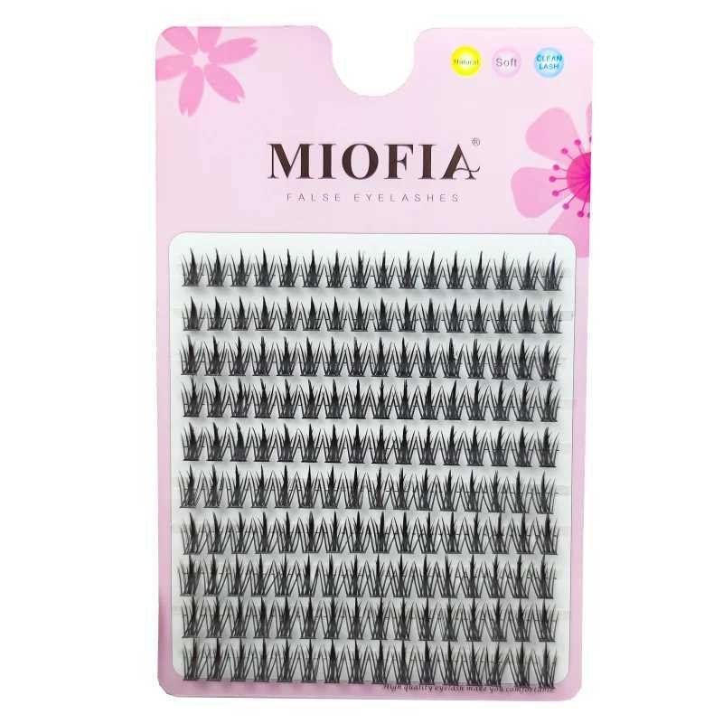 1 box/160 bundles of mink eyelashes natural 3D Russian personal eyelash extension MS eyelash cluster makeup tool eyelash wholesaleW241024