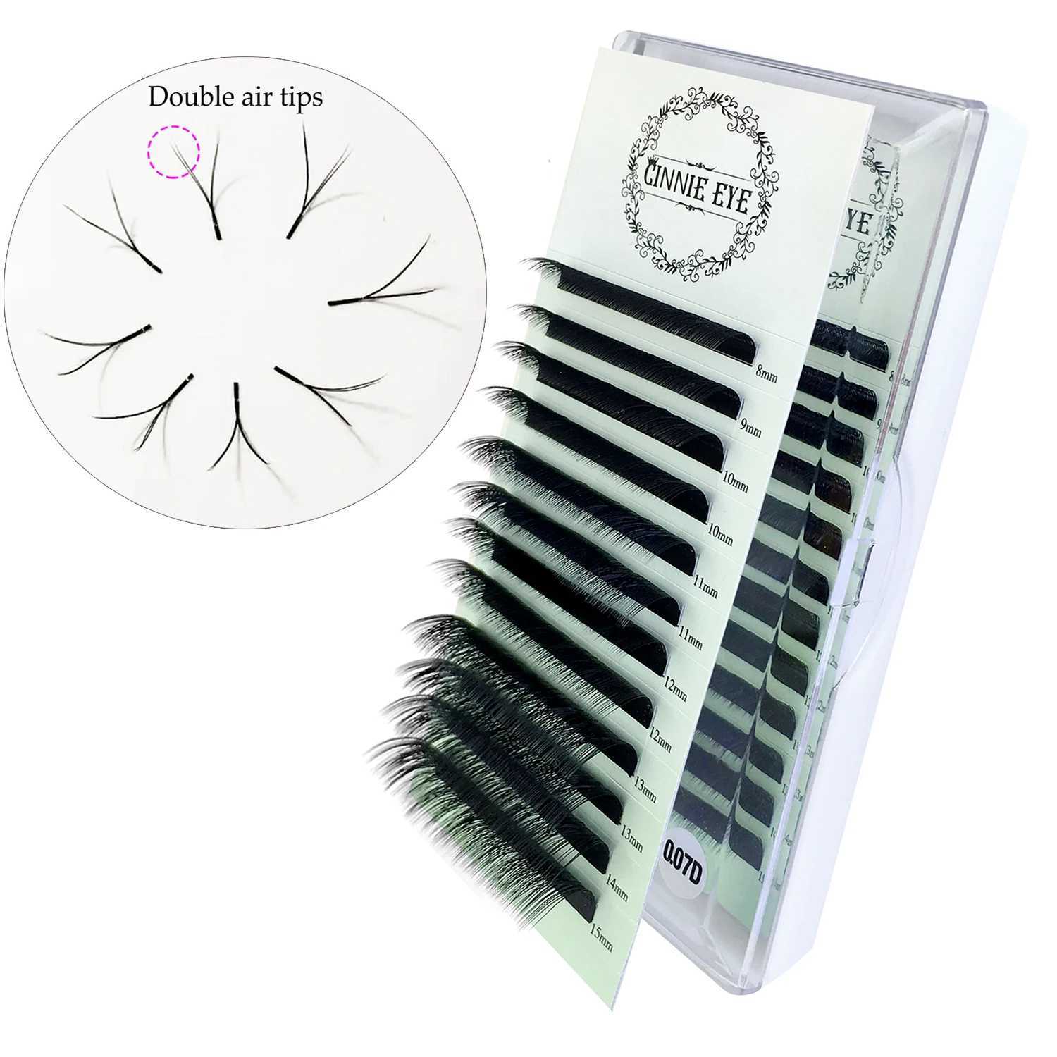 YY eyelash extension Y-shaped volume eyelash 3D artificial Cil prefabricated fan eyelash cluster makeup classic personal eyelash bundle CiliosW241024