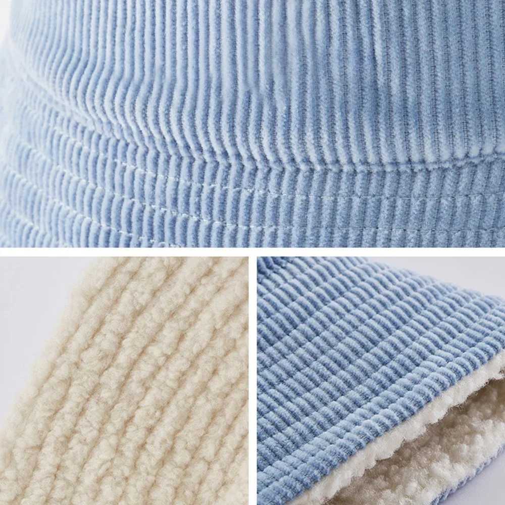 OhSunny Winter Bucket Hat for Women Keep Warm Cap Outdoor Casual Hats For Ladies Girls Riding Windproof 56-58cmX241025