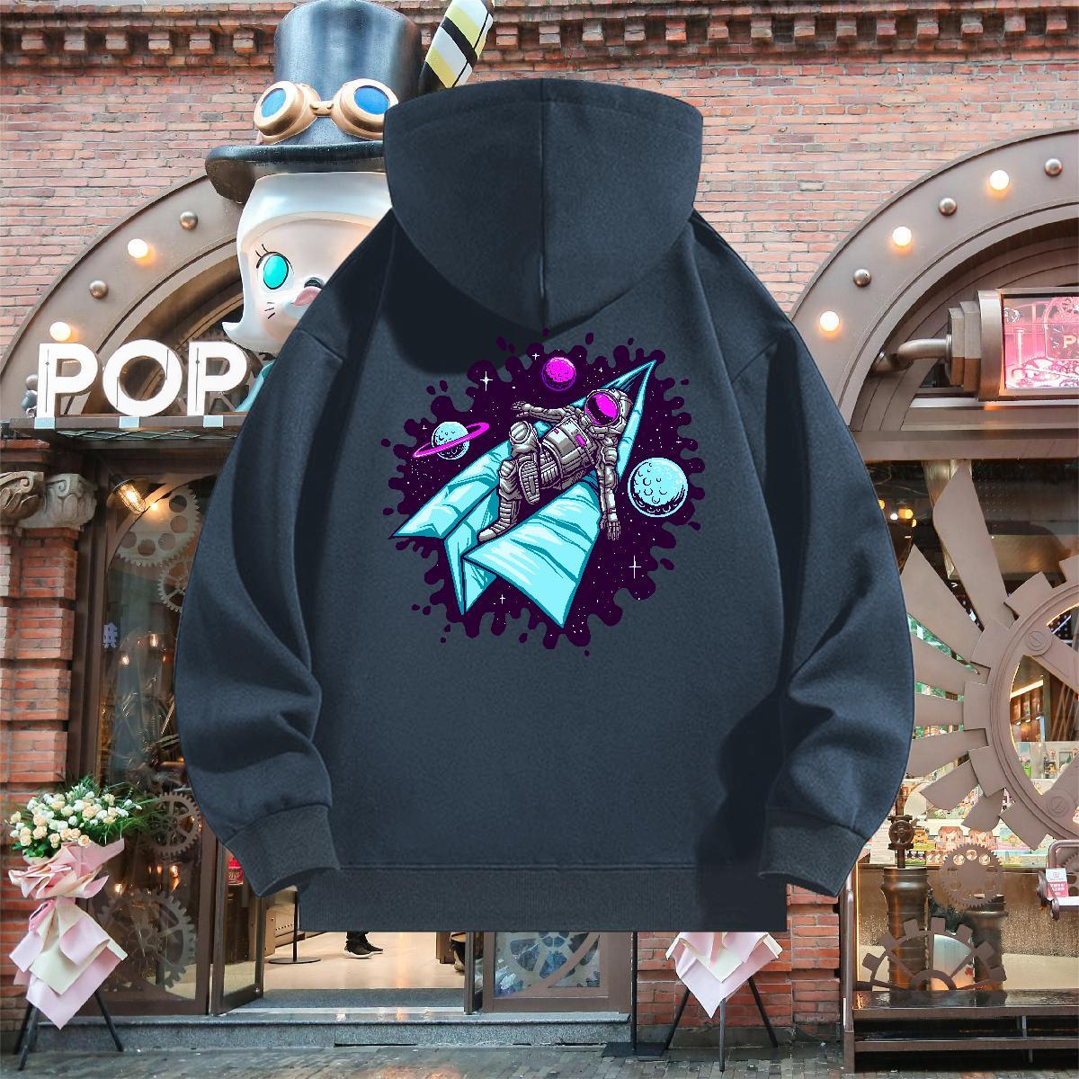 Stylist Men's Hooded Sweatshirt Breathable Classic Hoodie for Man Woman US/EU Size Pullover Hoodie Sports Casual 350g Cotton