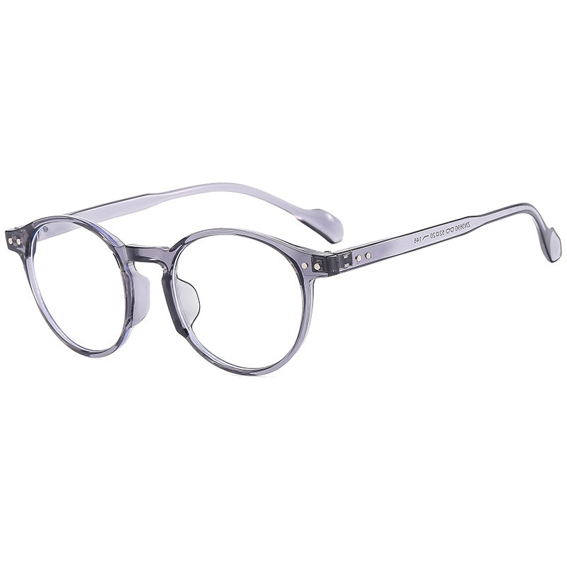 Frame Round Rice Nail European and American Cross-border 2024 New Fashion Trend Street Photography Concave Shaped Hip-hop Sunglasses