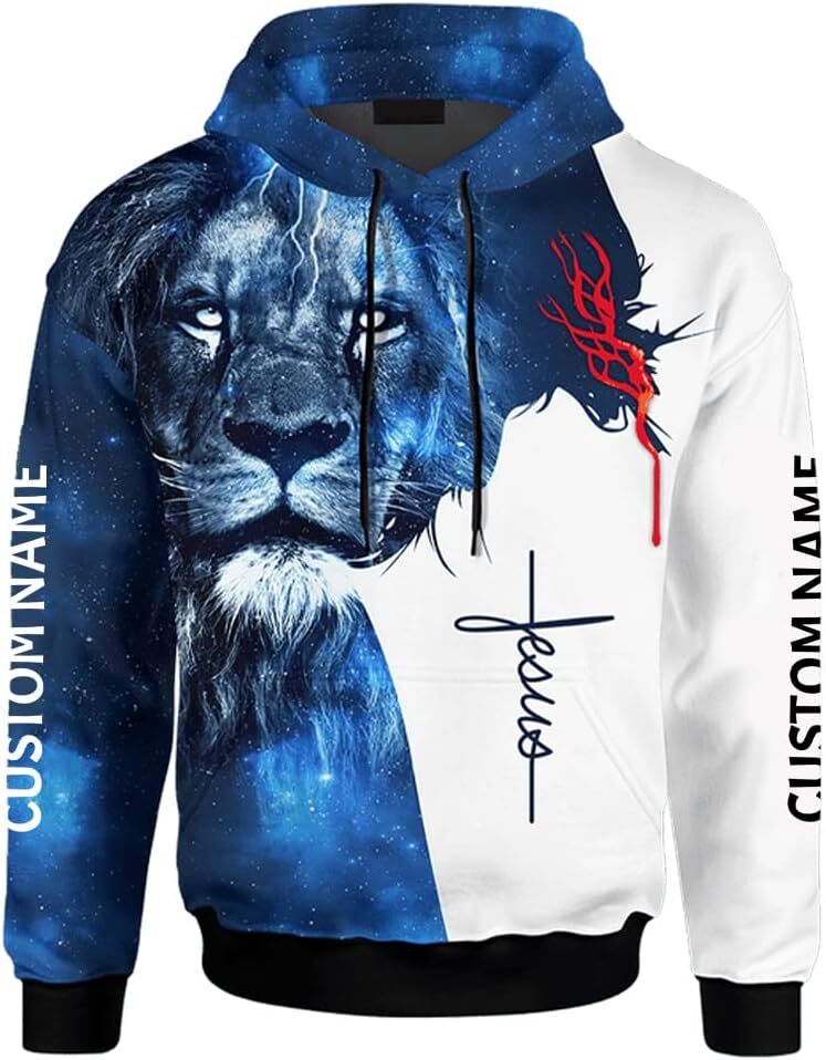 Hoodie for Mens Womens Personalized Jesus Hoodie 3D All Printed Unisex All-in-one fashion Zip Hoodie, Birthday Gifts for Graphic Hoodies sweatshirt Pu