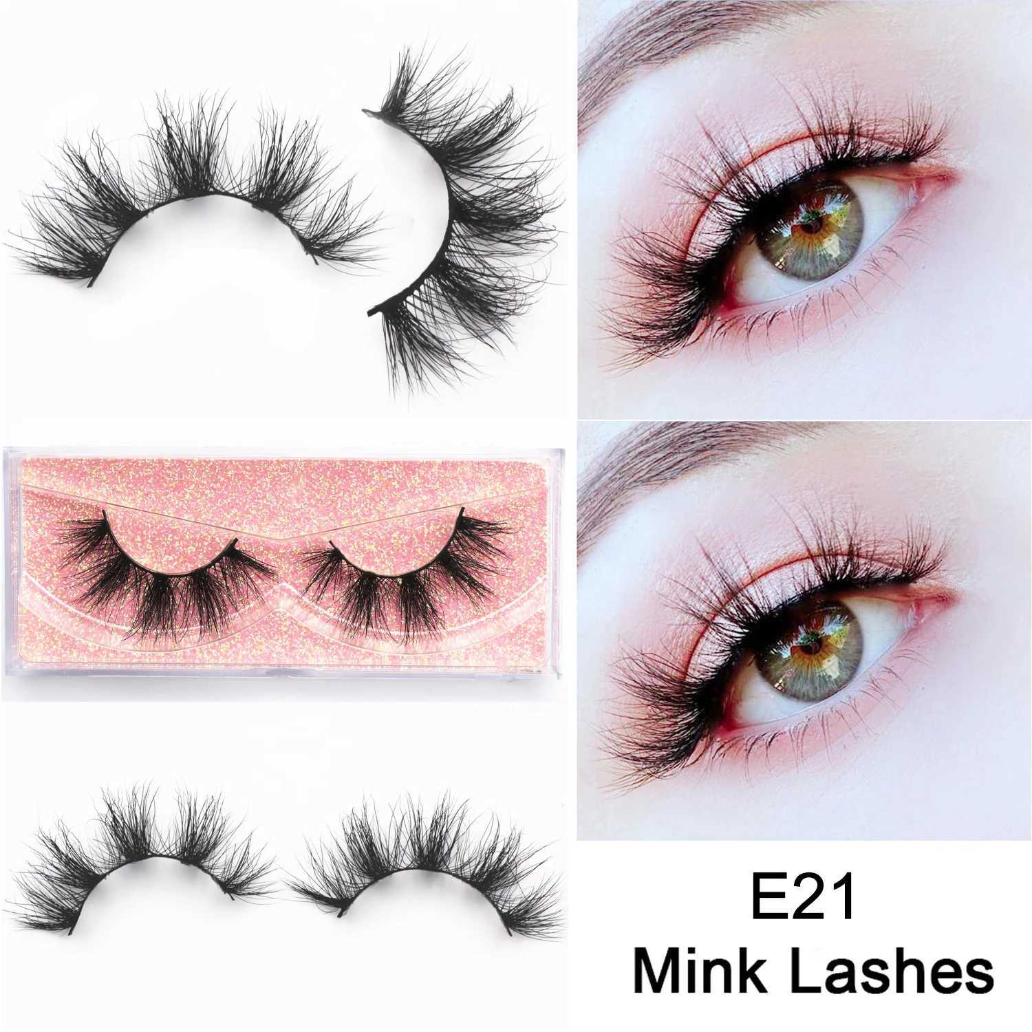 KEKEBAICHA 3D mink eyelashes without cruelty mink false eyelashes thick Crisscross eyelashes 16mm eyelashes eyelash extension eyelashesW241024