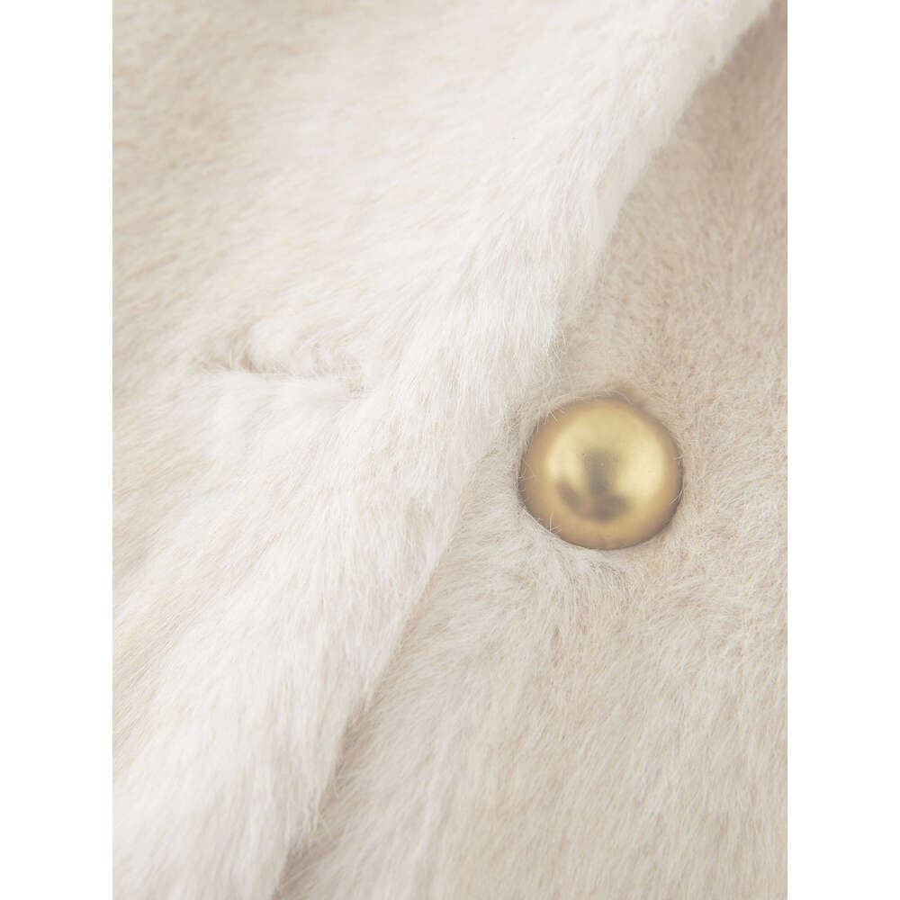 FSLE Cute Warm Coat Fashion Elegant For Women 2024 Winter New Design Short Versatile Chic Casual Female Jacket 24Fs14507