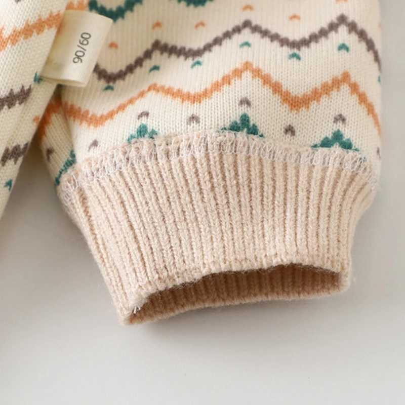 In autumn and winter boys and girls wear childrens striped thick bottom shirts to warm up their childrens warm tops W241025