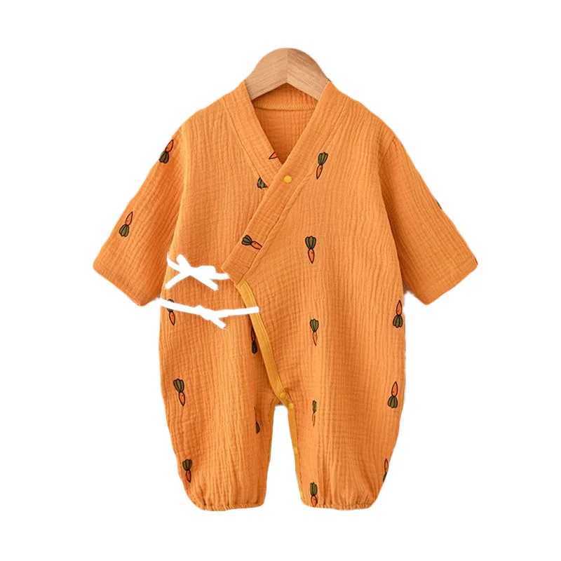 Baby Boys Girls Jumpsuit Clothes Newborn Muslin Cotton Long Sleeve Romper 0-2 YearsXJ241025