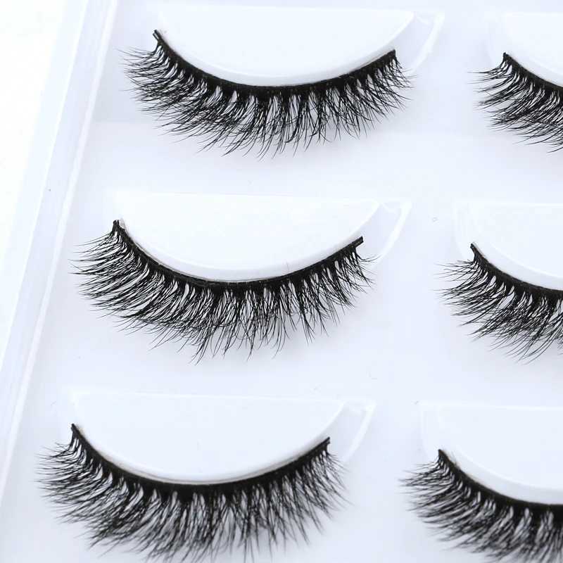 3/5 pairs of dramatic mink 3D thick fluffy false eyelashes natural long holiday Cils eyelash extension makeup maquillajeW241024