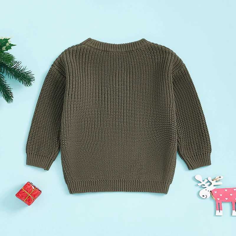 Baby Boys and Girls Christmas Knitted Sweater Autumn Preschool Baby Children Knitted Cotton Soft Winter Long Sleeve Baby Zipper W241025