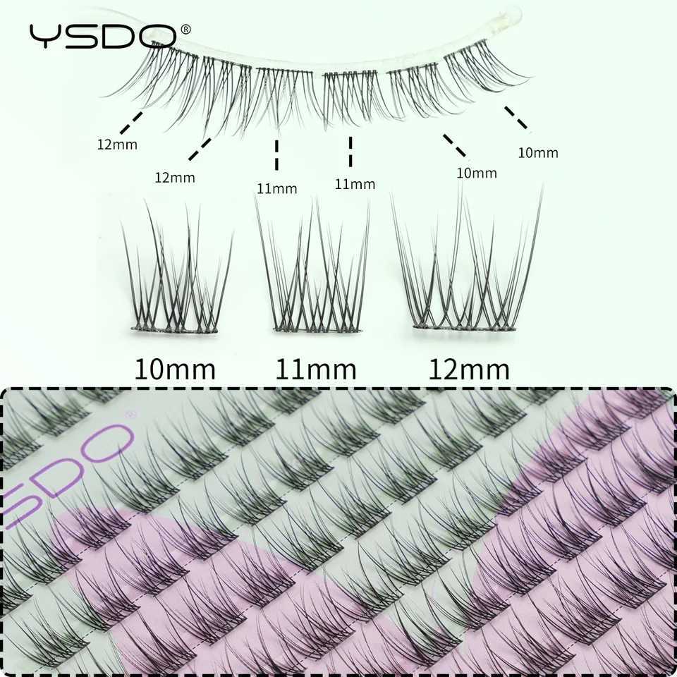 YSDO 10/14 natural eyelash extension prefabricated volume fan personal eyelashes mink false eyelashes cluster eyelash makeup CiliaW241024