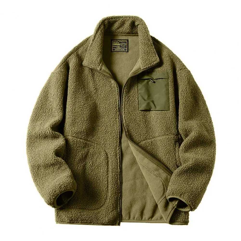 Autumn and Winter Mens Polar Artificial Ramsworth Jacket Outdoor Mountain Camping Hiking Hot Jacket Fashion Jacket Casual Top W241024