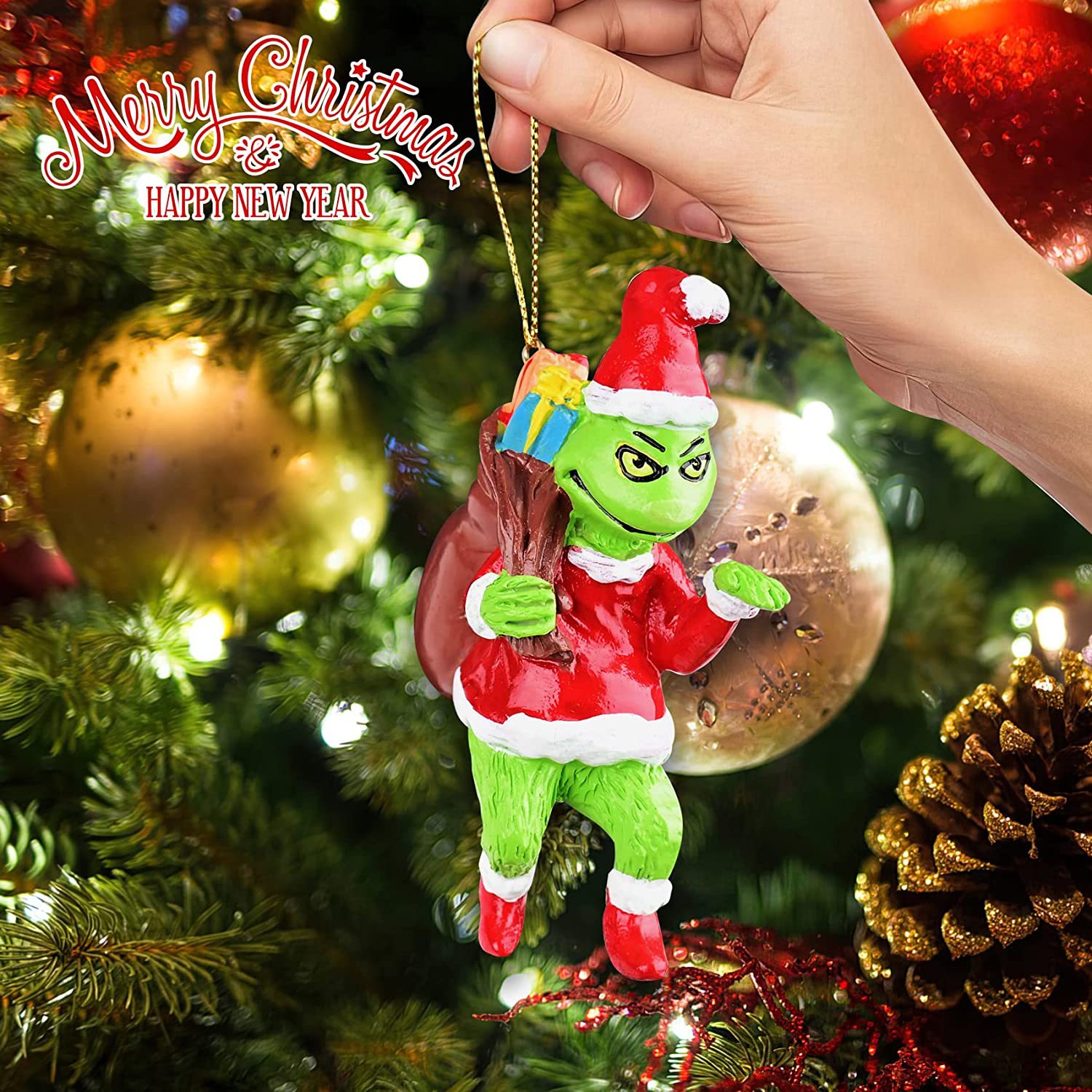 Adorable Christmas Elf Ornament Joyous Holiday Decoration #50-500