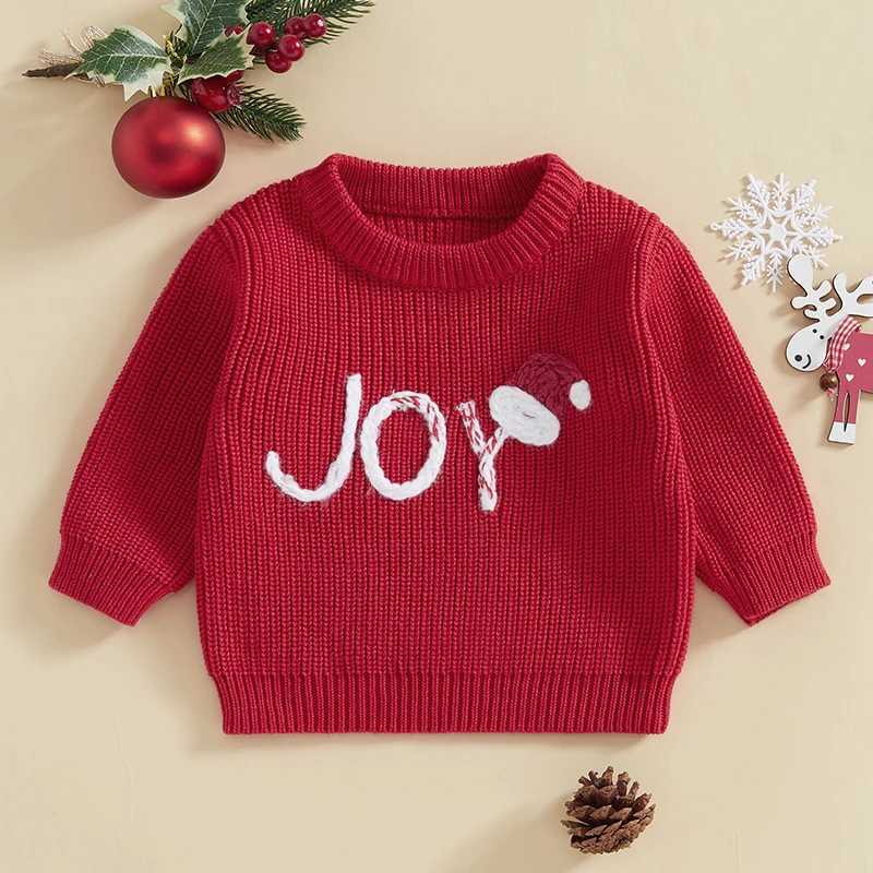 Preschool girl boy Christmas knitted sweater long sleeved O-neck reindeer/snowman/Christmas hat embroidered zipper knitted top W241025