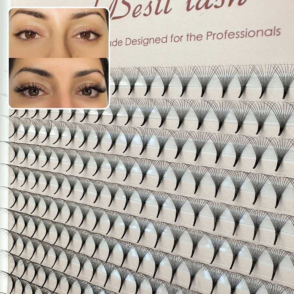 TBest Pointy Base Prefabricated Volume Fan Sharp Thin Dry Russian Volume Fan Silk Personal Volume Eyelash Grafting ExtensionsW241024