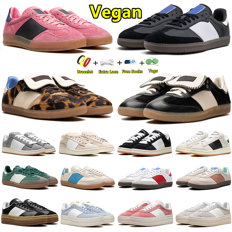 Vegan men women casual shoes Light Pink Leopard Nylon Pony Sporty Tonal Rich Core Black White Designer Flat Sneakers Platform shoe 00s Sports trainers Sneaker 36-45