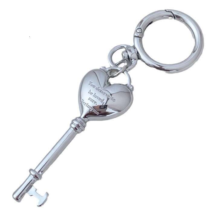 blogger's fashionable love lock keychain bag hanging decoration couple keychain accessories A gift for girl