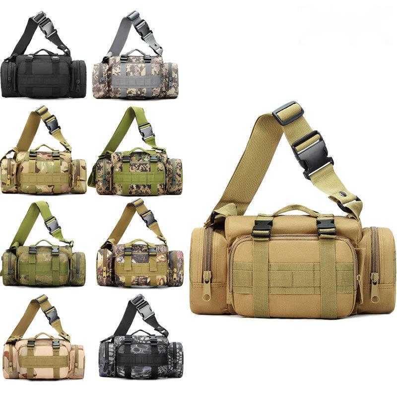camouflage outdoor 3P messenger waist bag handbag military fan leisure sports tactics bag Shoulder Camera Backpack 241015