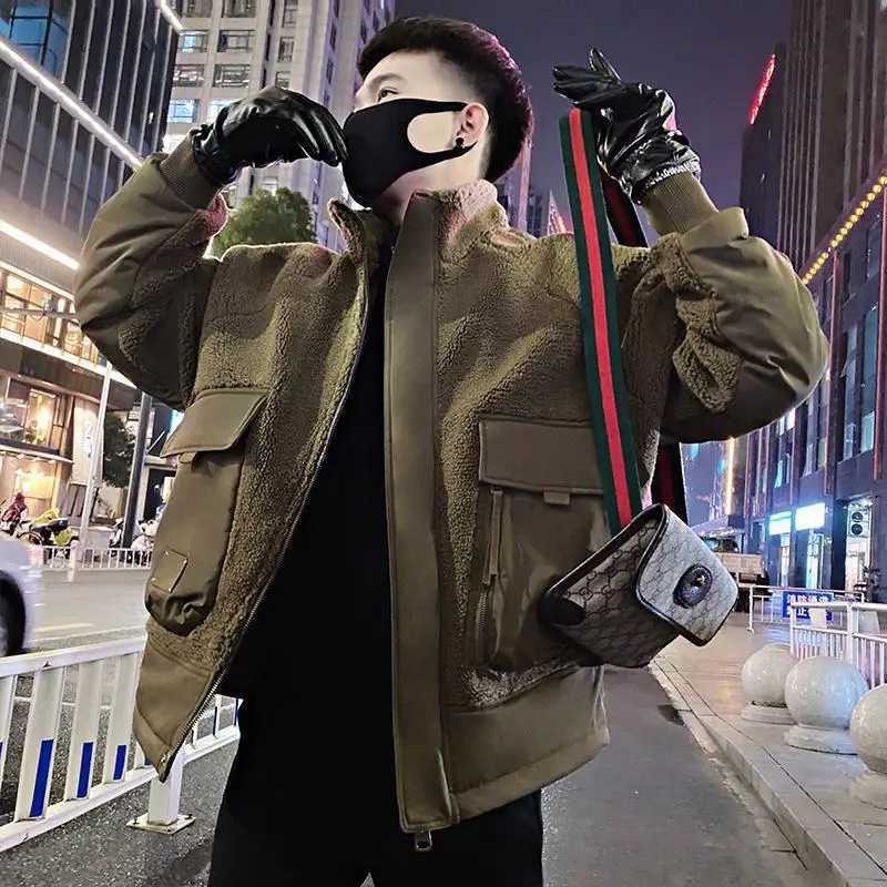 Fall/Winter Ramsworth Cotton Jacket Mens Stand up Collar Long Sleeve Zipper Thick Coat New Style Leisure Park W241024