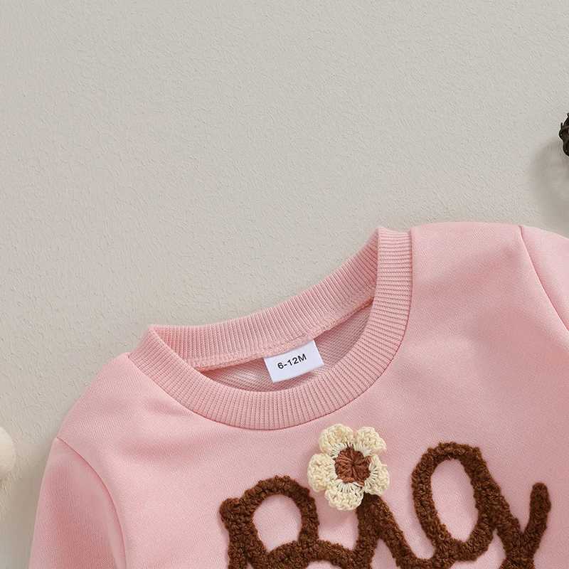 Preschool girl matching clothing big sister sports shirt oversized sports shirt little sister autumn spring clothing W241025