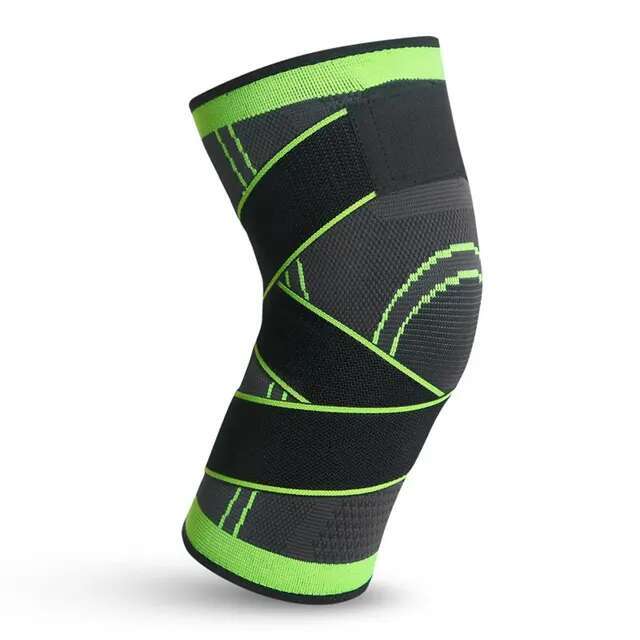 1PC Sports Men Pressurized Elastic Knee Pad Support Fiess Gear Basketball Volleyball Brace Tennis Cycg Protector