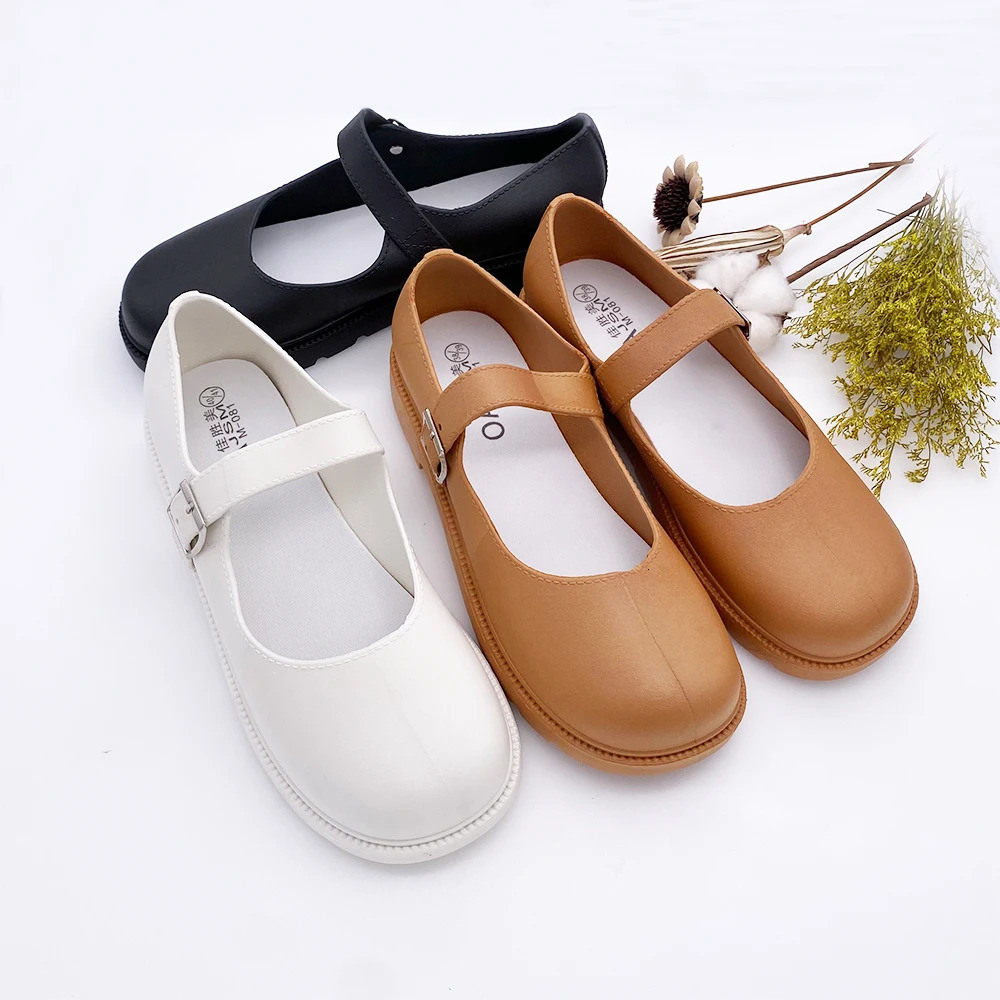 Womens summer PVC single shoe slippers fashionable daily casual sandals 241024