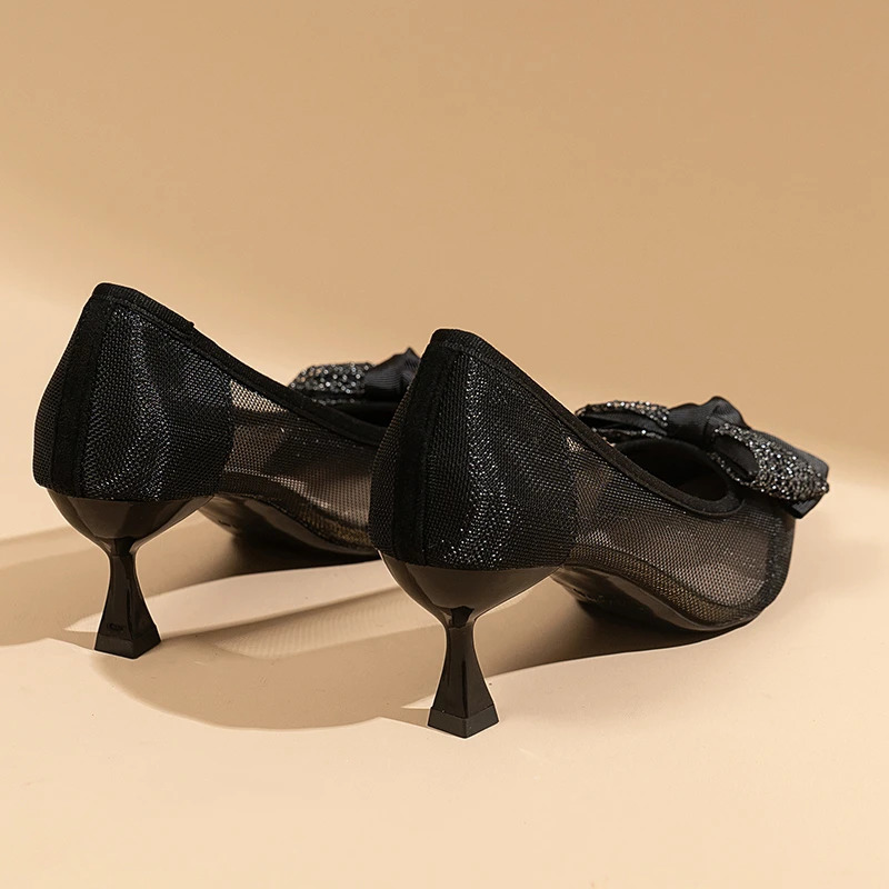 2024 summer mesh breathable fashionable casual shoes keep feet cool and comfortable Zapatos Mujer high heels 241024