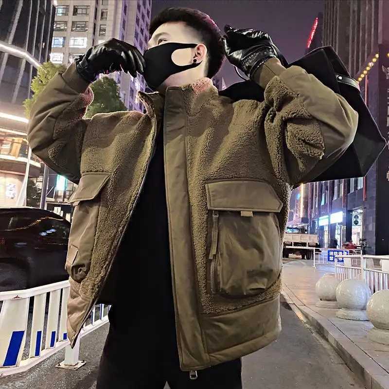 Fall/Winter Ramsworth Cotton Jacket Mens Stand up Collar Long Sleeve Zipper Thick Coat New Style Leisure Park W241024