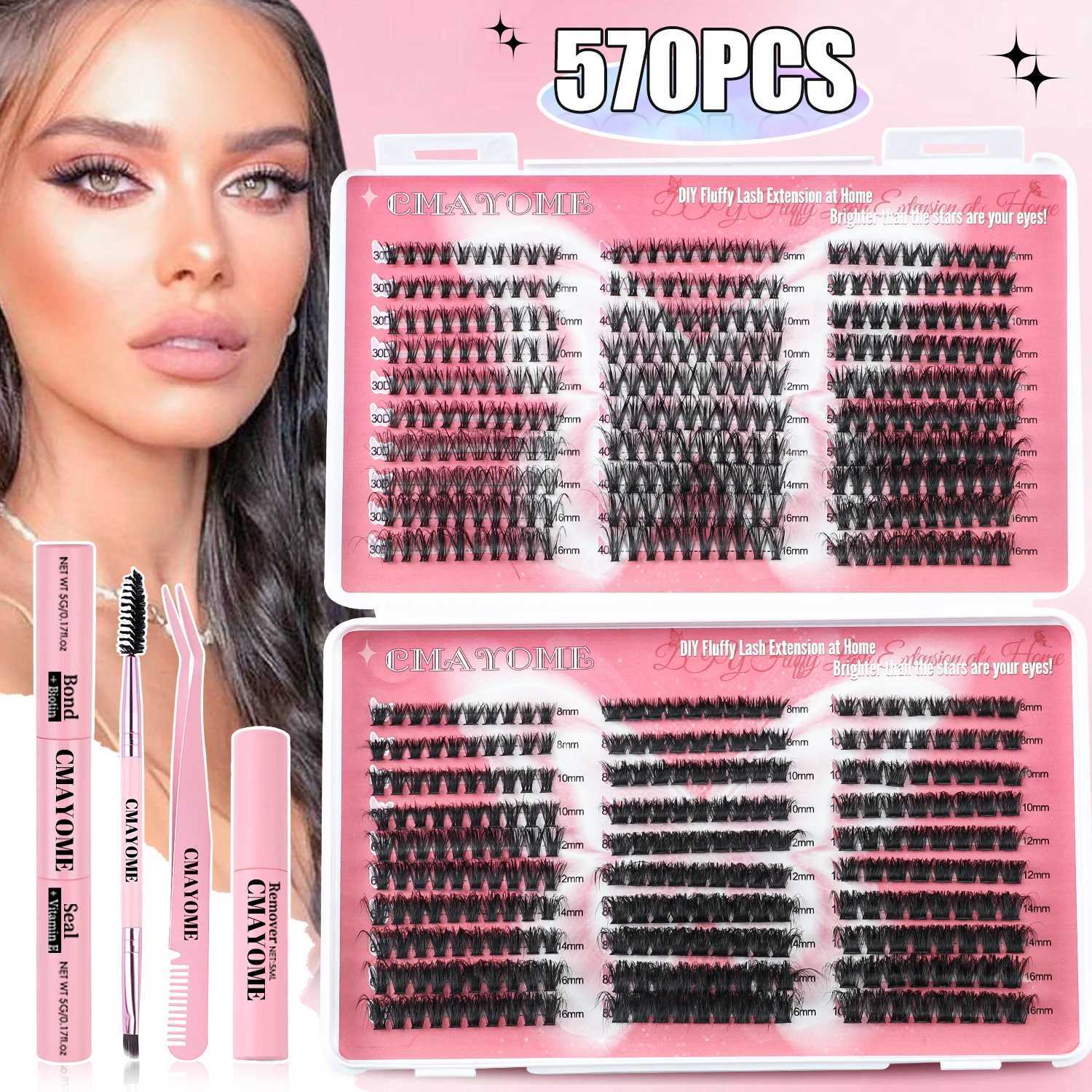 570 clusters multiple specifications and types to meet daily needs luxurious and gorgeous eyelash book collectionsW241024