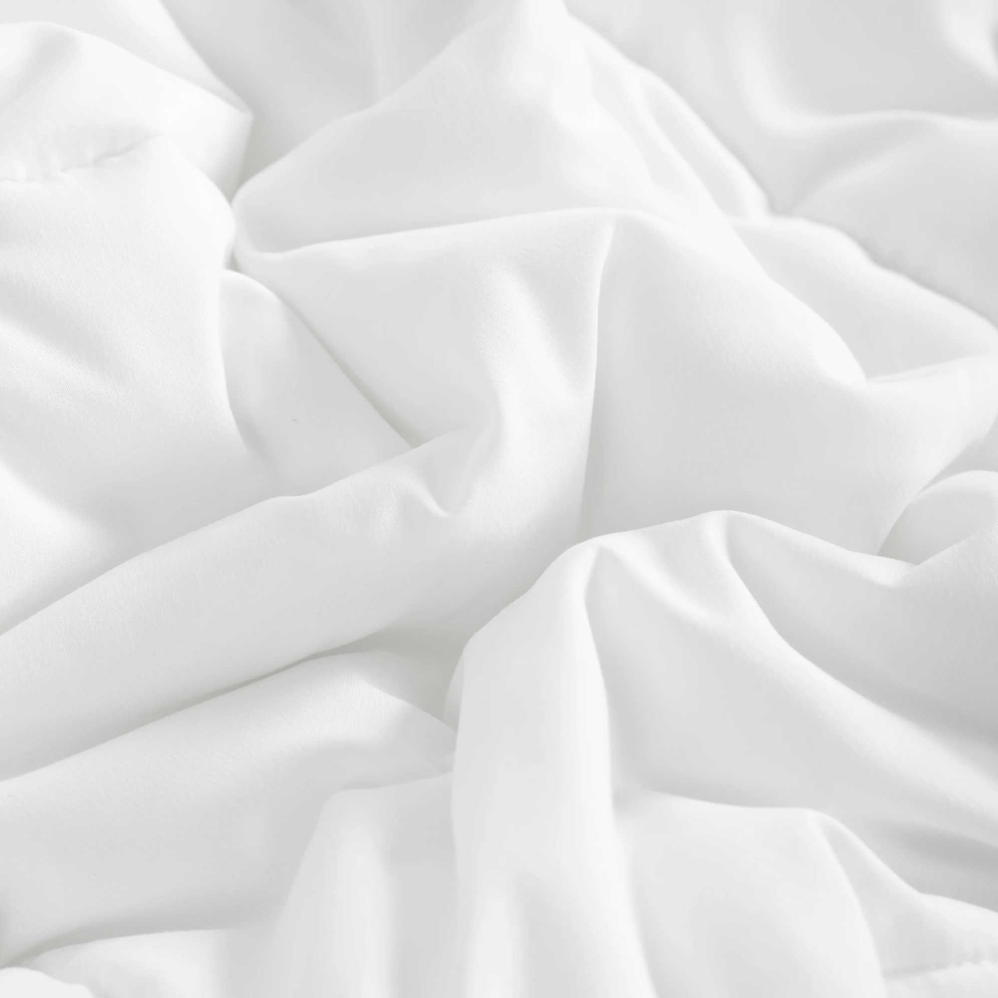 Ntbay Twin Down Alternative Comforter Duvet Insert All Season Bedding Quilted Comforter 68x90 inches white W241024