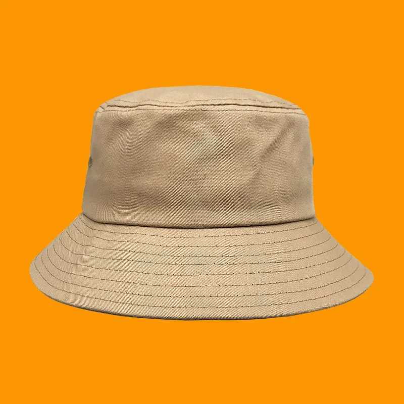 54-57cm 57-60cm 60-63cm Small Size Bucket Hat for Ladies Beach Cotton Plain Panama Hats Big Bone Man Plus Size Fishing Sun CapX241025