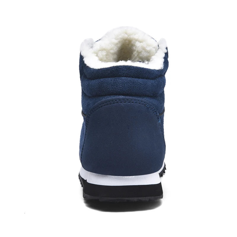 Winter Mens Ankle Boots Warm Plush Snow Platform Boots Neutral Womens Outdoor Anti slip Senator Large Size 47 48 Shoes 241024