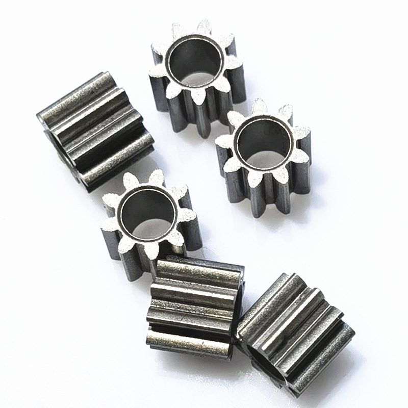 Cylindrical spur gear 1 mold 9 teeth inner diameter 6 powder metallurgy gear iron-based hard tooth surface direct sales