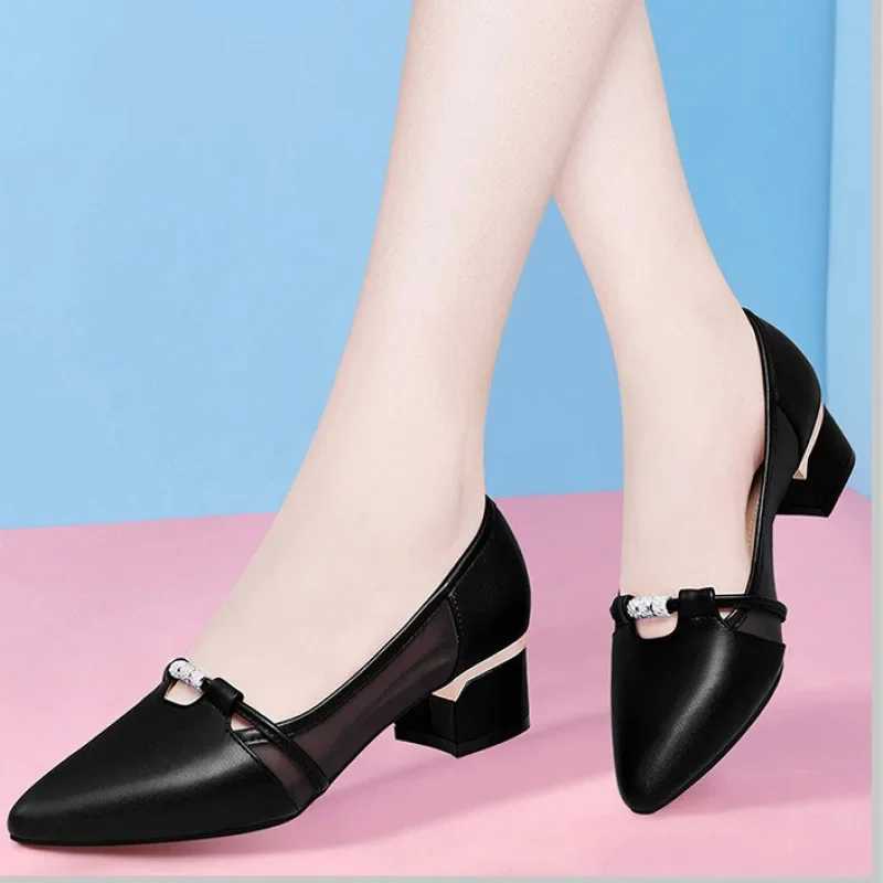 High Quality Zapato Negro Tac Womens Cute Sweet High Quality Green Sliding Shoe Pump Suitable for Party Womens Casual Comfortable Shoes T241024