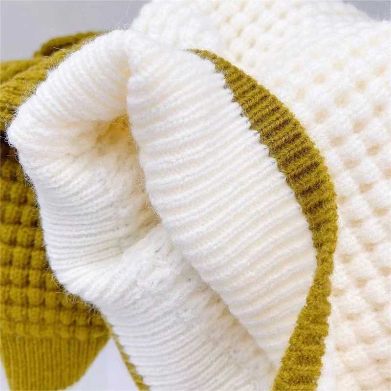 2023 New Childrens Soft Skin Friendly Boys Casual Simple Girls Fashion Full Match Spring/Summer Coat Knitted Sweater Trend W241025