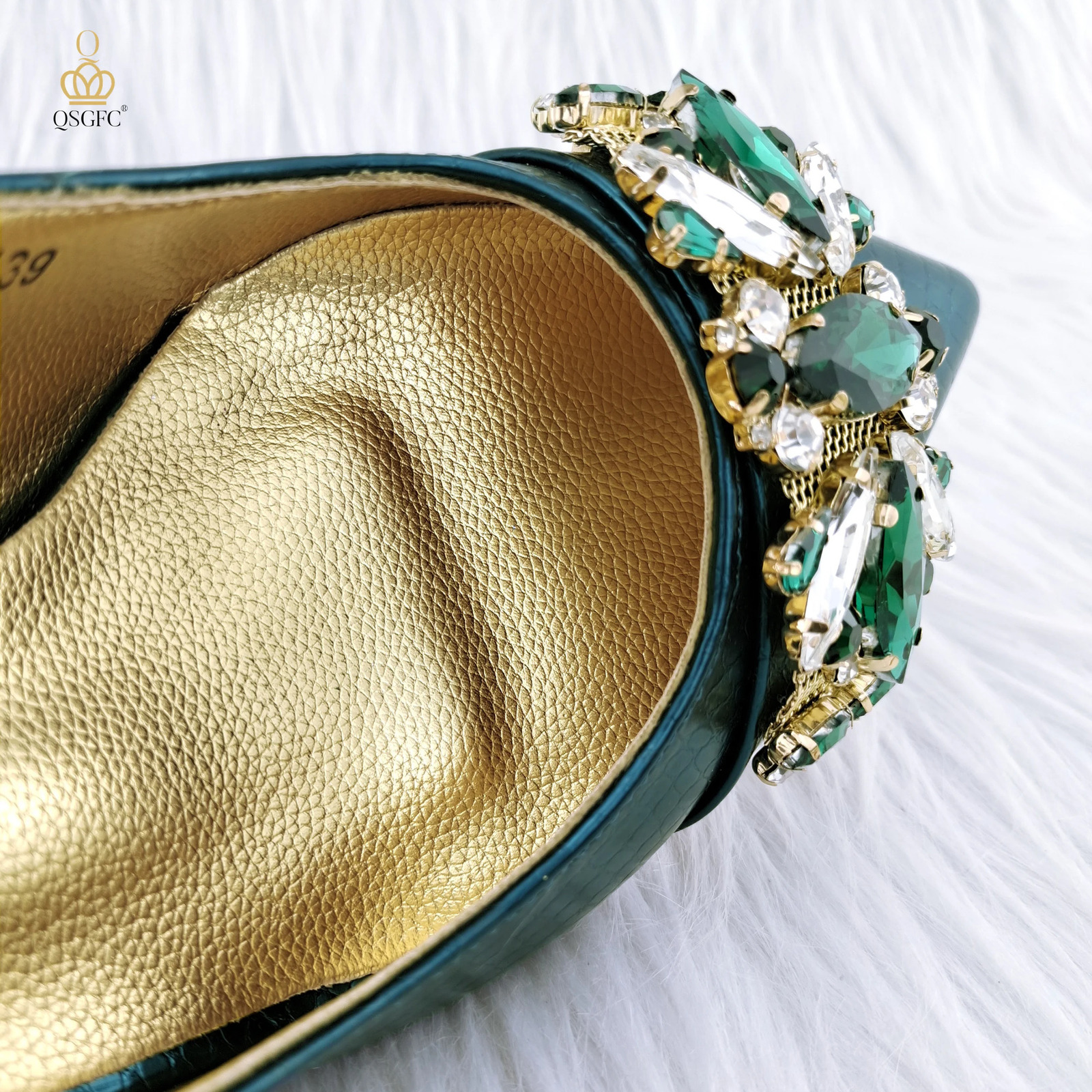 QSGFC Womens Shoes and Bag Are Perfectly MatchedParty Shoes and BagShopping Shoes 241024